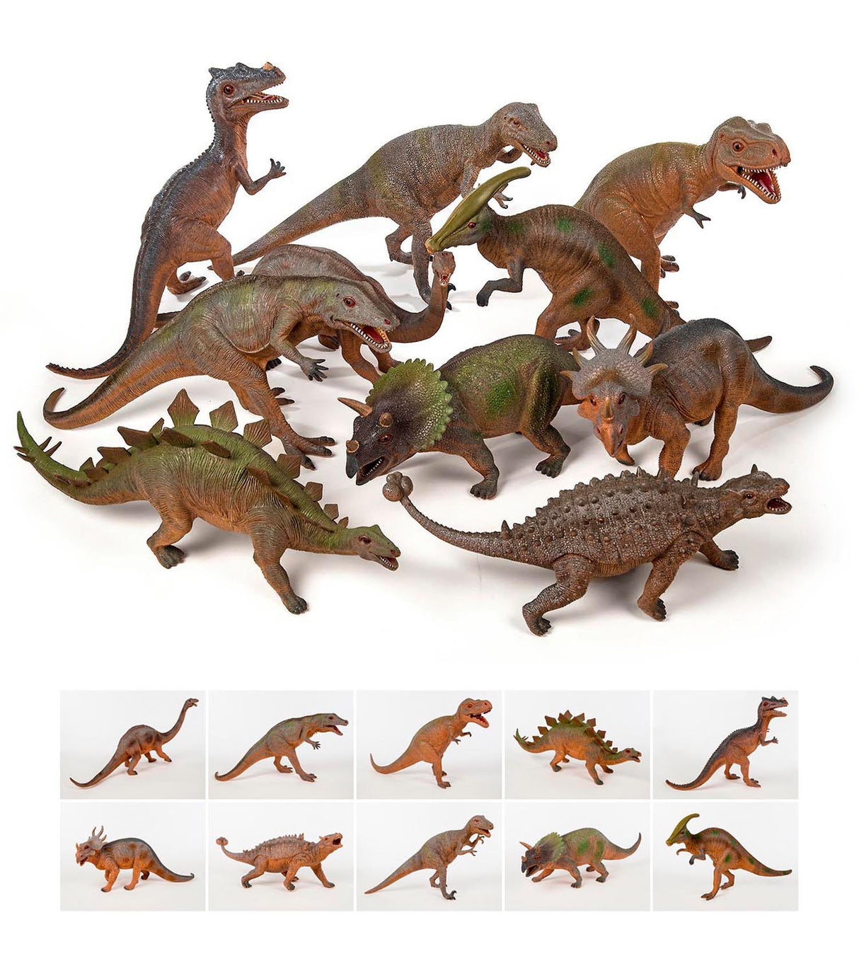 Dino Mega 10 assortert 42/56cm