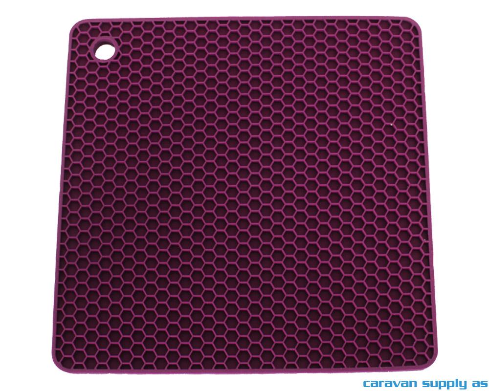 Grytelapp LotusGrill silikon kvadrat lilla