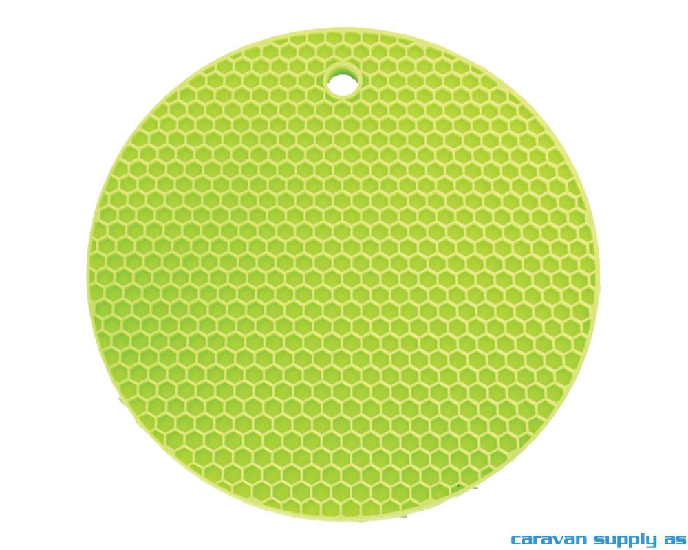 Grytelapp LotusGrill silikon rund limegrønn
