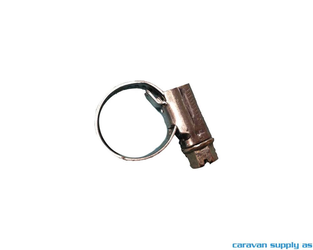 Slangeklemme 8-16mm syrefast/rustfri