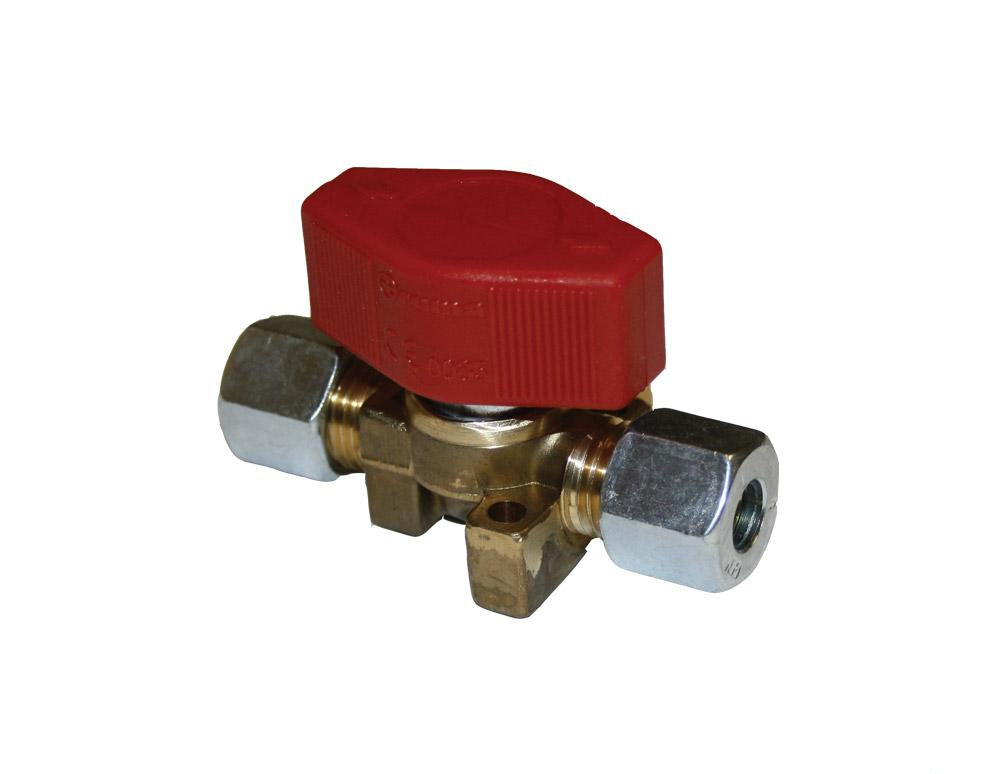 Gasskran 8mm m/1 ventil