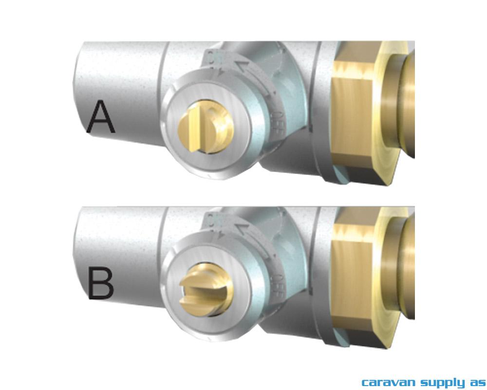 Testpoint til regulator Kosan Annex D m/1/4" gjeng