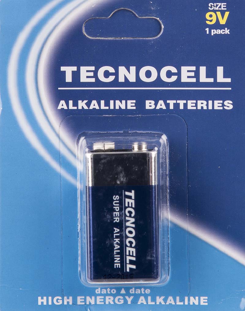 TECHNOCELL ALKALINE 1x9V Pris pr. stk