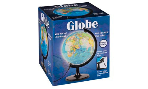 GLOBUS mLYS ø20cm USB Pris pr. stk