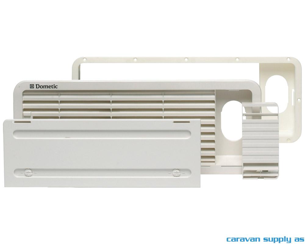 Luftegitter Dometic LS100 oppe 479x185mm hvit 9500