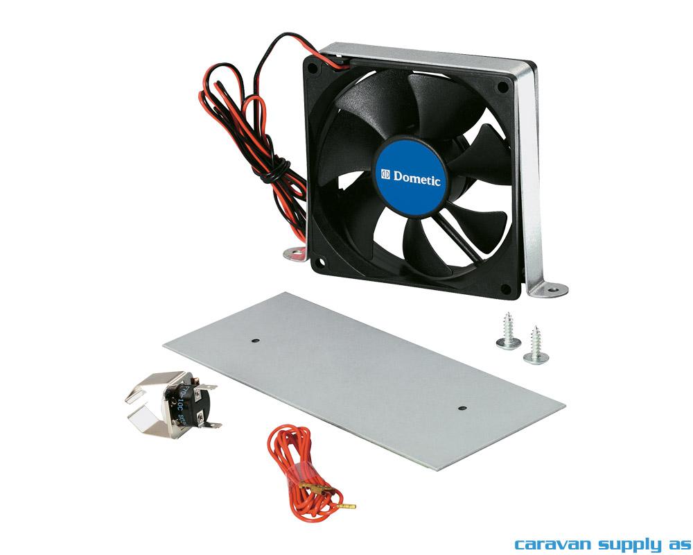 Viftesett til kjøleskap Dometic 12V inkl. feste sv