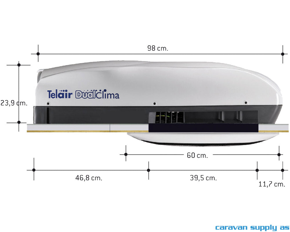 Klimaanlegg Telair Dualclima 8400H 6,5-8m