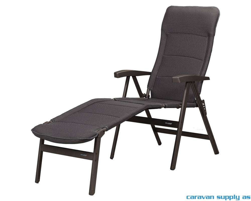 Fotskammel Westfield 87x50x90cm, 1,8kg, mørkegrå