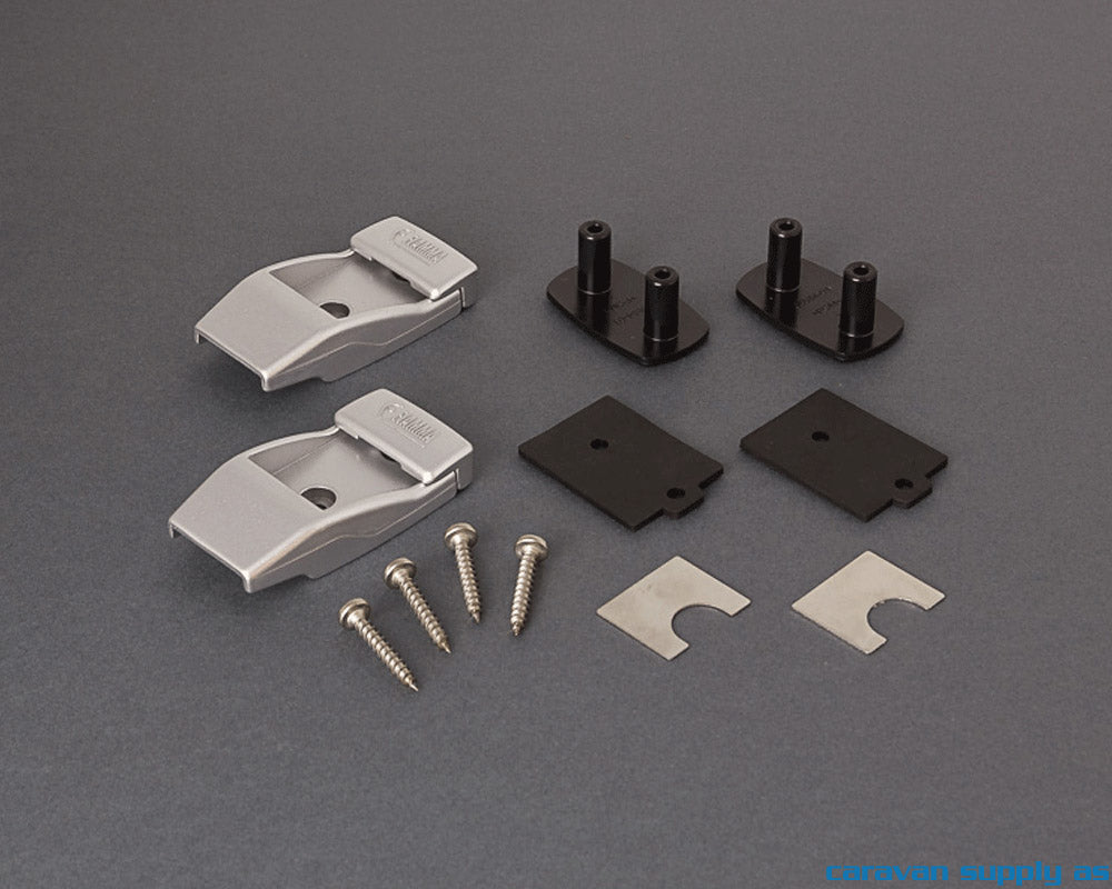 Wall brackets alu titanium 2pcs