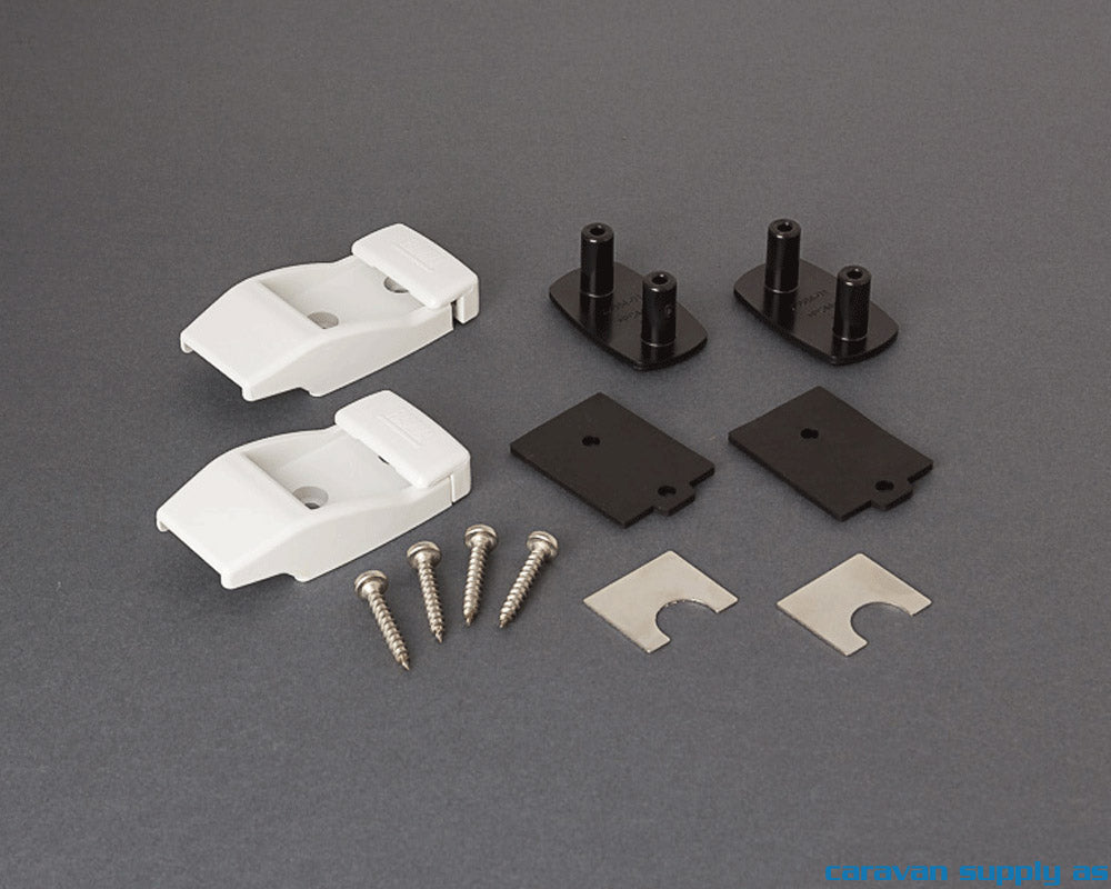 Wall brackets plastic 2pcs