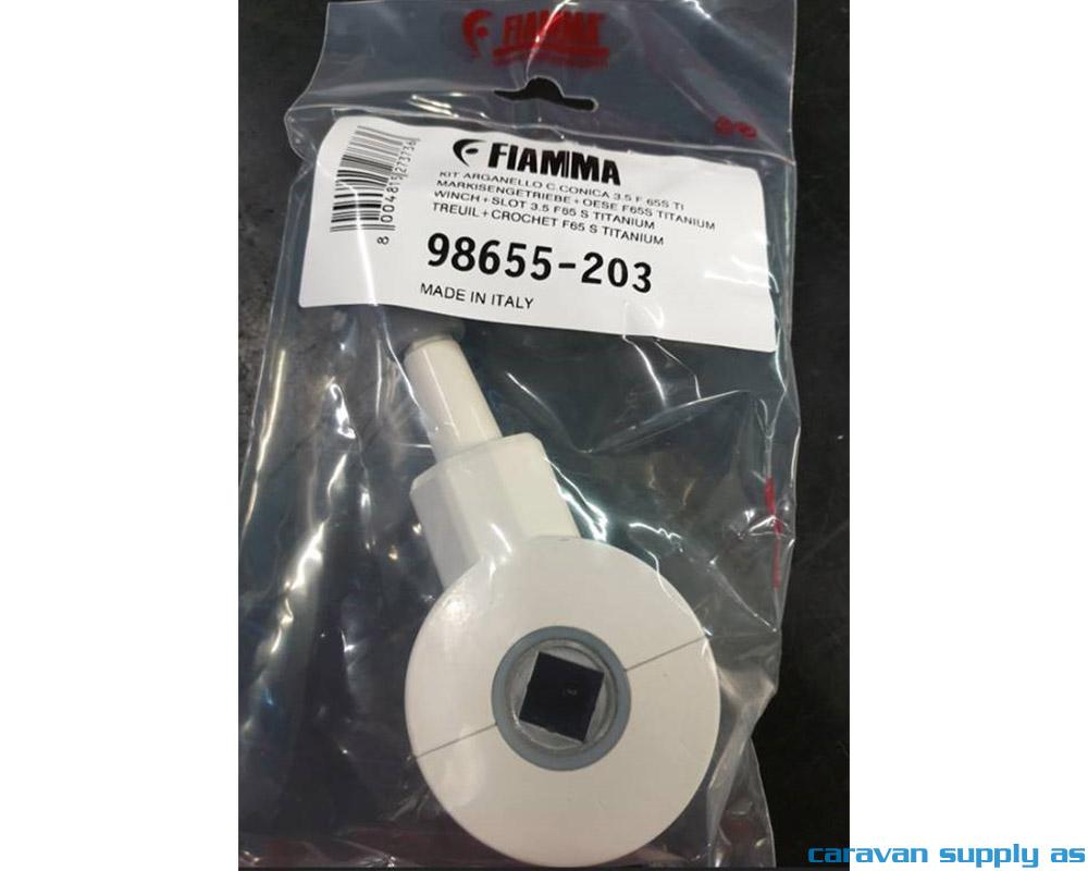 Winch+slot 3.5 F65S titanium 98655-203