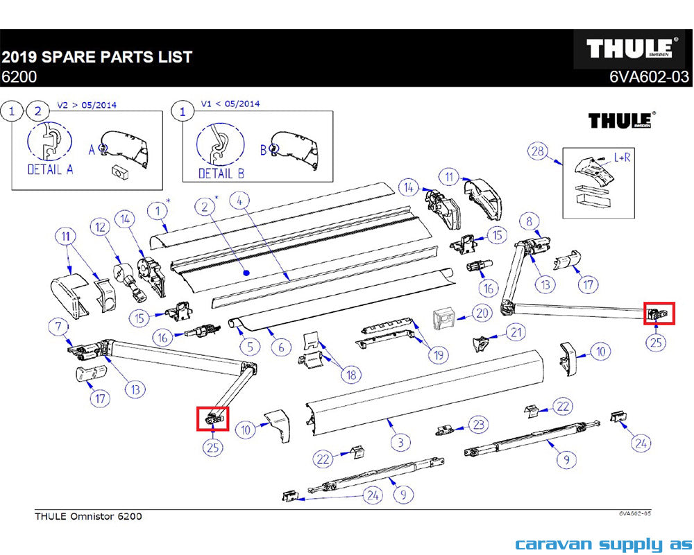 LH+RH stop spring arm 4900/6200