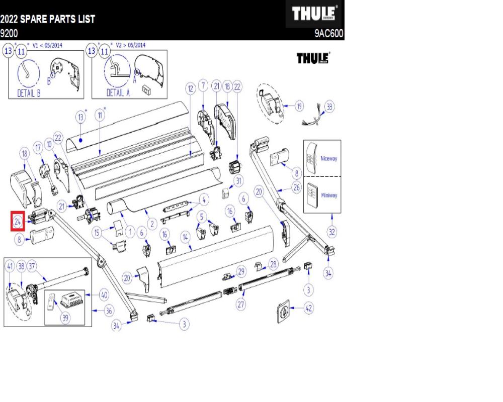 L.H. spring arm 9200 1500602500
