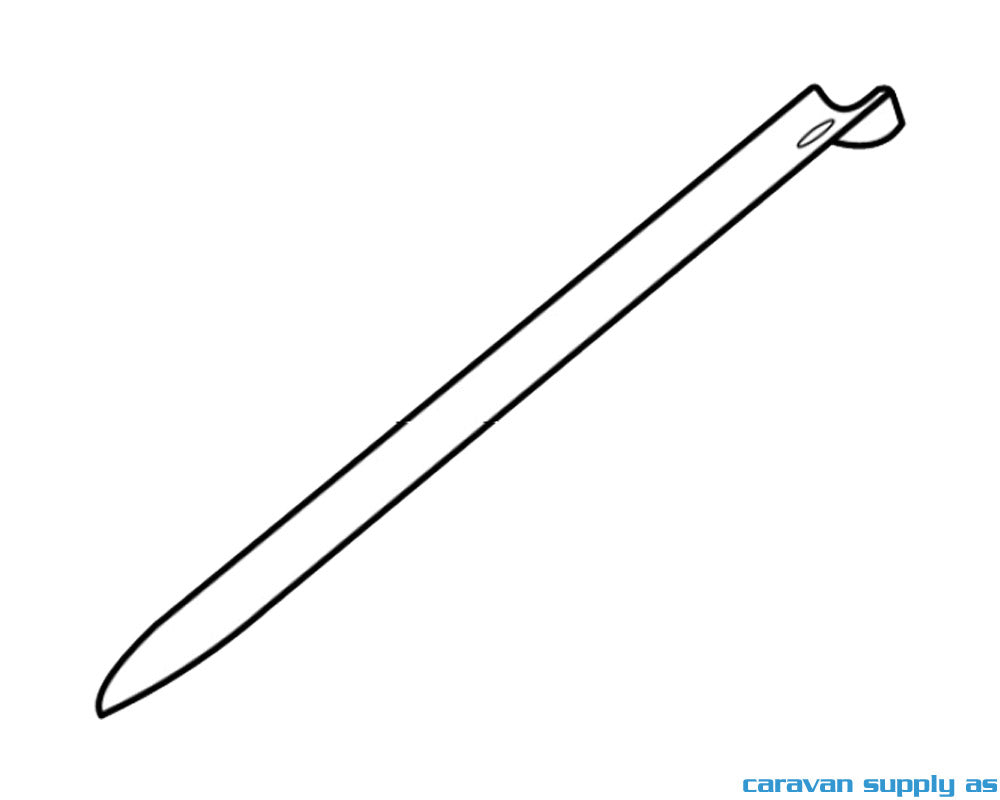 Tent peg half round 10pcs