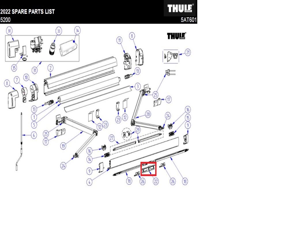 Central clamp support arm 5200 1500603090