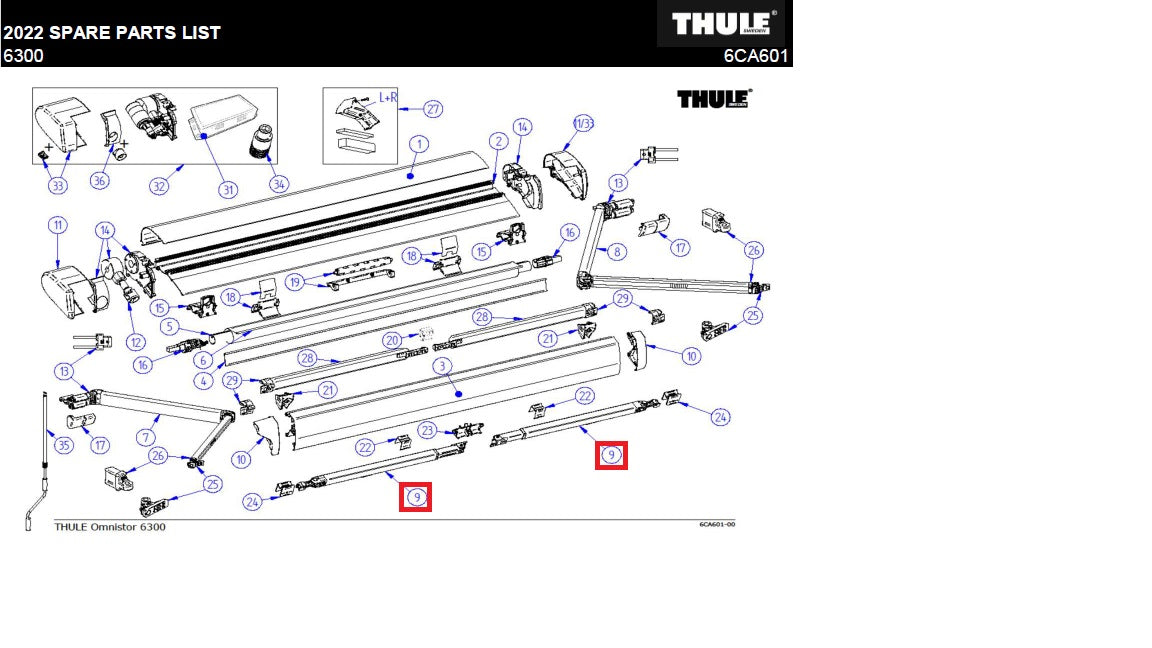 Support arm 6300 3.50-4.50m