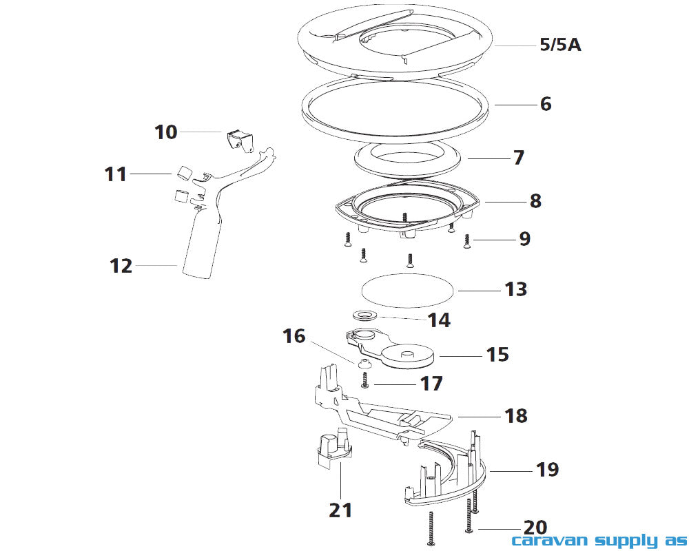 Complete mechanism for C400/C500 Left 3233206