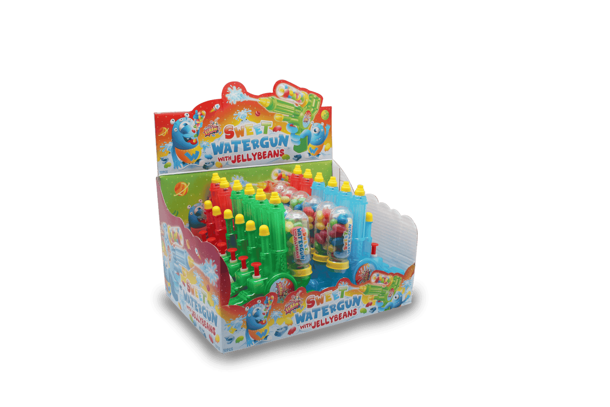 Watergun with Jelly Beans filled 6 Stk salgenheter pr. display
