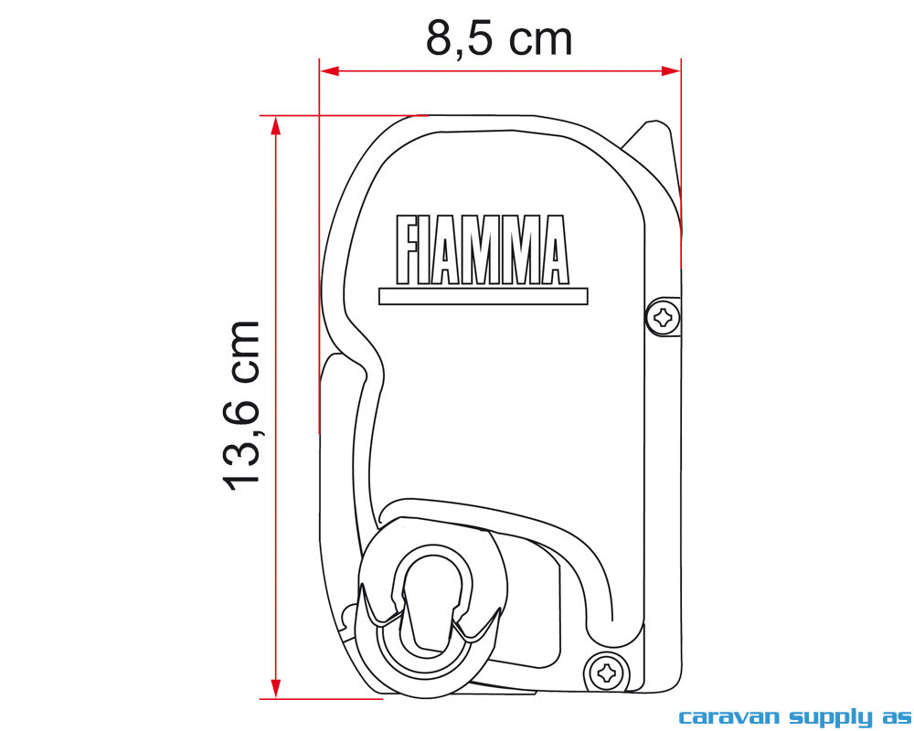 MARKISE F45S 190 HVIT BOKS ROYAL GREY