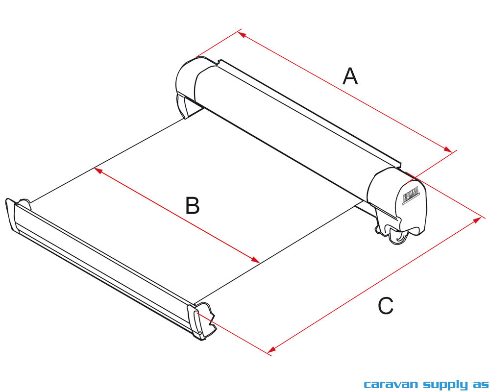 MARKISE F45S 190 HVIT BOKS ROYAL GREY