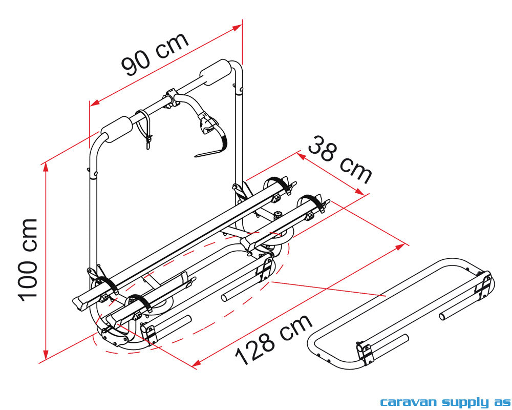 SYKKELSTATIV CARRY BIKE CARAVAN XL A PRO 200