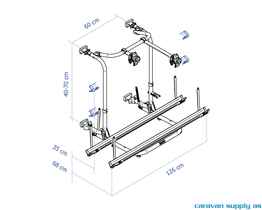 SYKKELSTATIV THULE SPORT G2 SHORT 307127