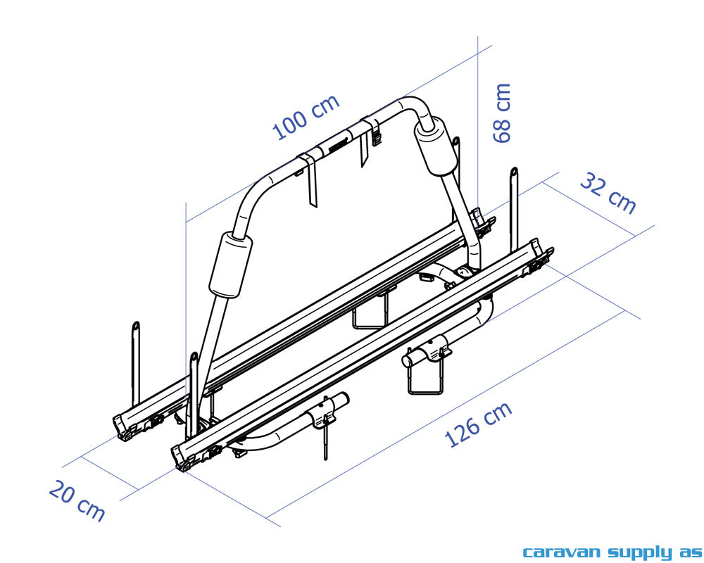SYKKELSTATIV THULE CARAVAN LIGHT 306598