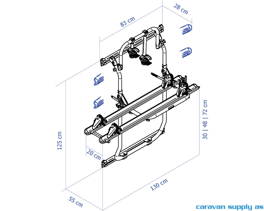 SYKKELSTATIV THULE CRAFTER>2017 BLACK