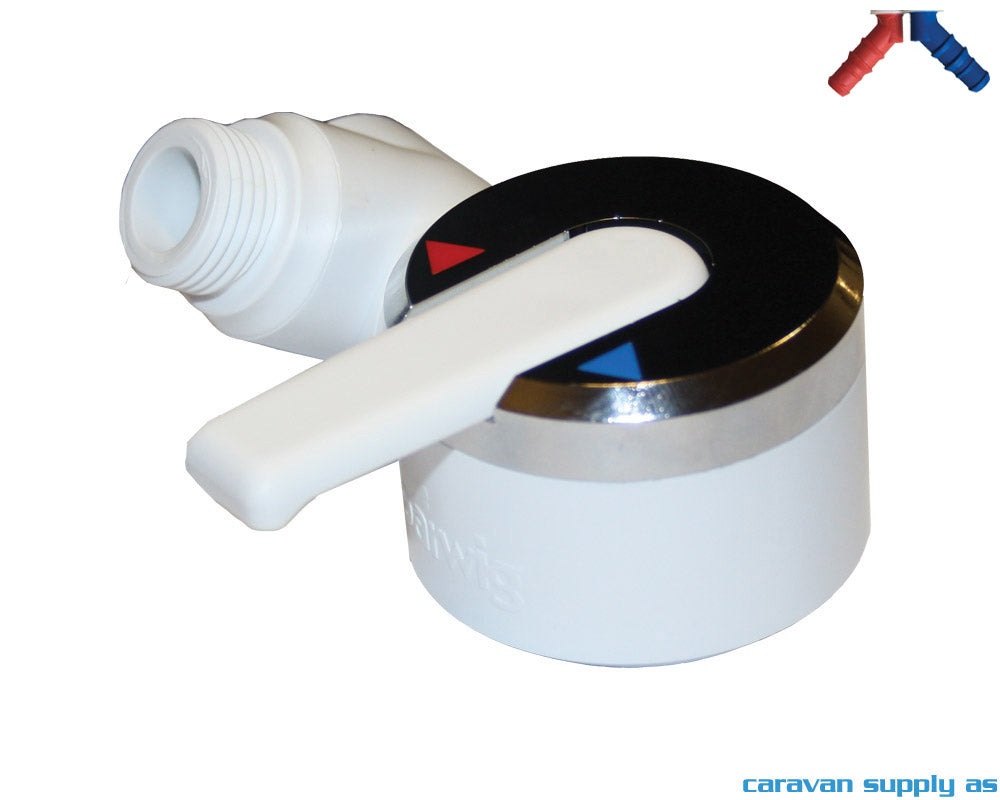 BLANDEBATTERI M/3/8"DUSJUT PERFECT 2000 Ø27MM M/BR