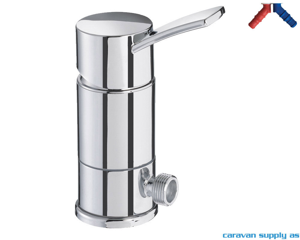 BLANDEBATTERI M/3/8"DUSJUT CONTUR E Ø27MM M/BRYTER