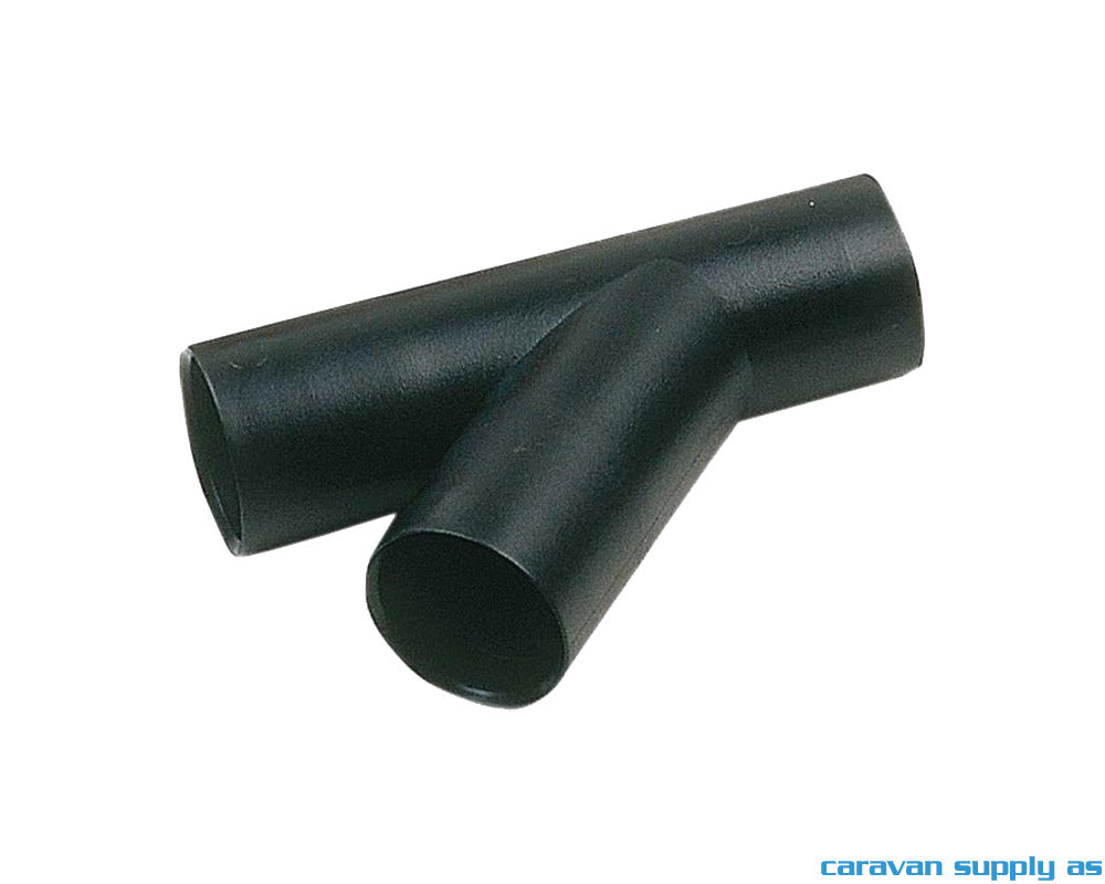 AVLØP SKJØT Y RØR 28MM SVART