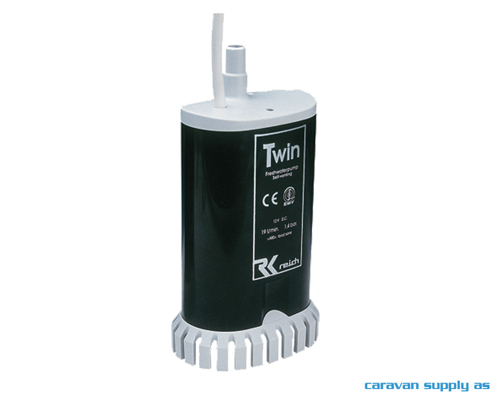 SYNKEPUMPE REICH TWIN 19L U/TILBAKESLAGSVENTIL