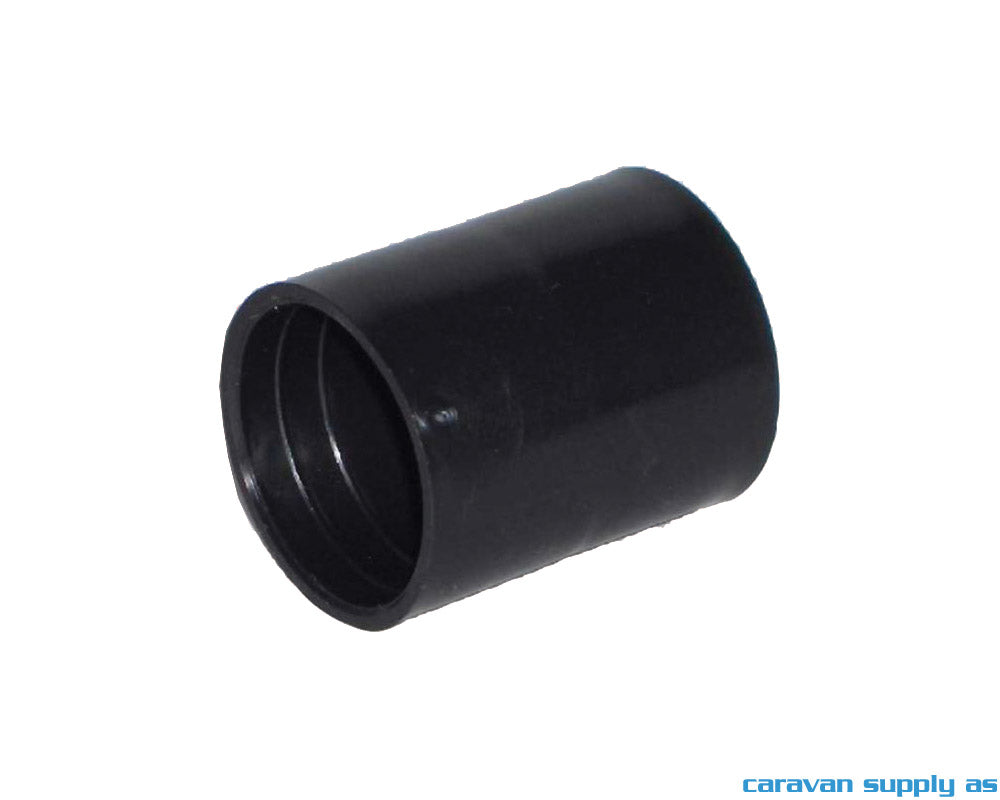 AVLØP SKJØT RETT RØR 28MM SVART