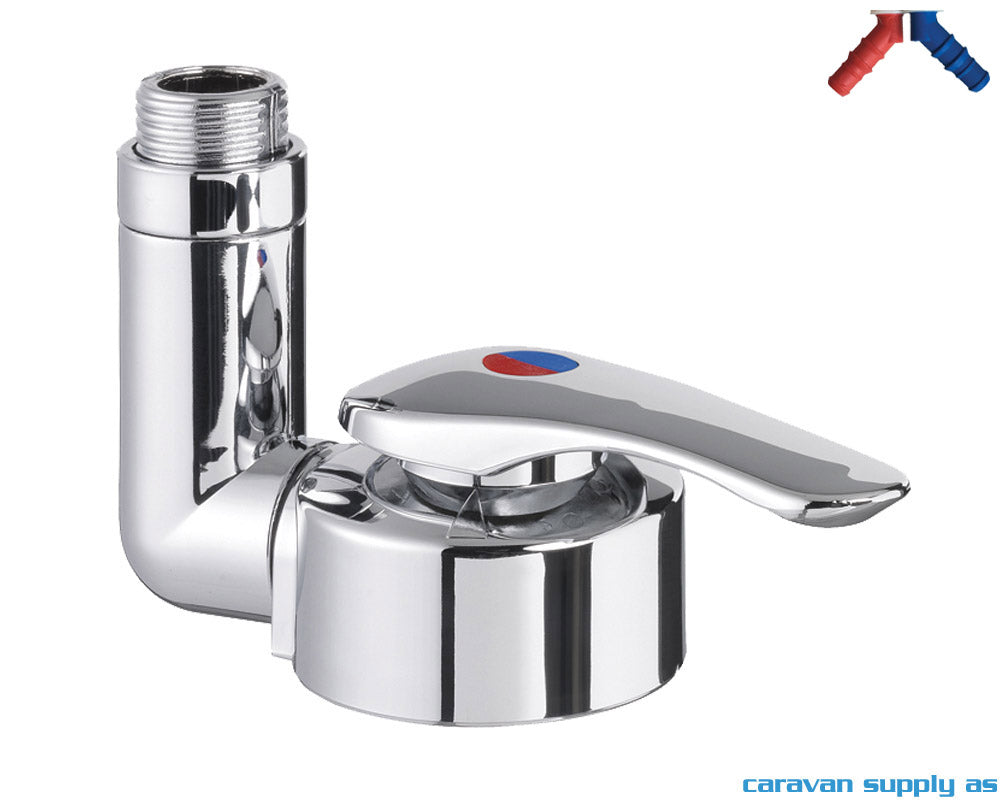 BLANDEBATTERI M/1/2"DUSJUT TWIST Ø39MM M/BRYTER KR