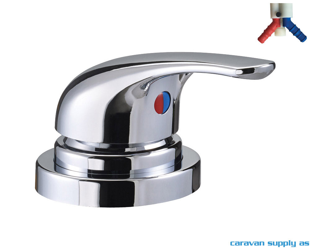 BLANDEBATTERI U.T. CERAMIK Ø54MM M/BRYTER KROM