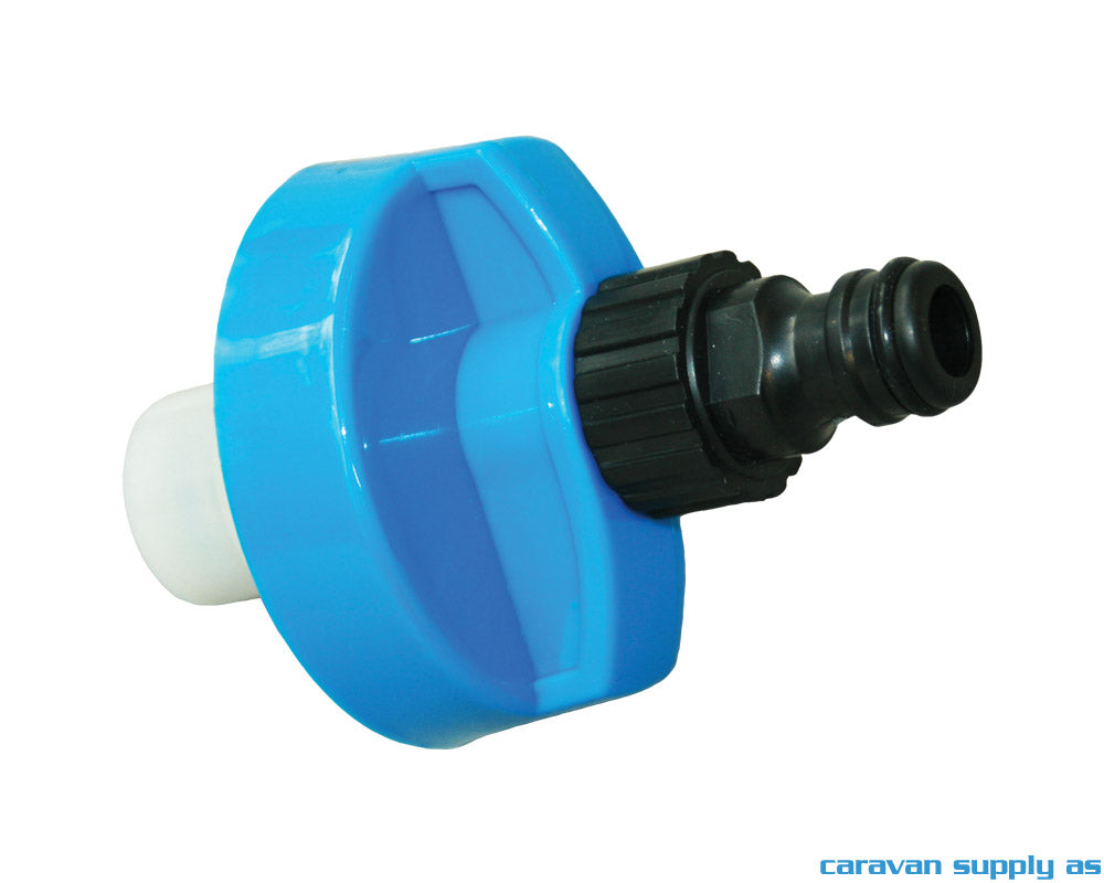 SKRULOKK TIL VANNPÅFYLLING M/GARDENAKOBLING Ø67MM