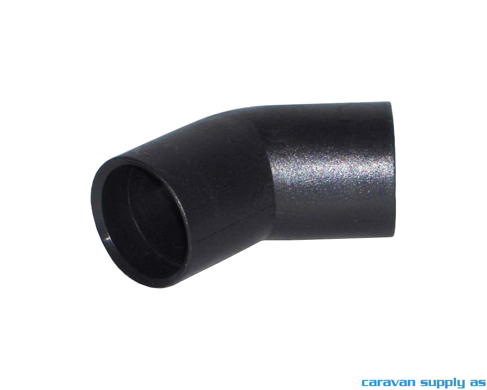 AVLØP SKJØT L 45GRADER RØR 28MM SVART