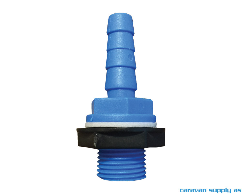 TANKGJENNOMFØRING 10/12MM RETT BLÅ