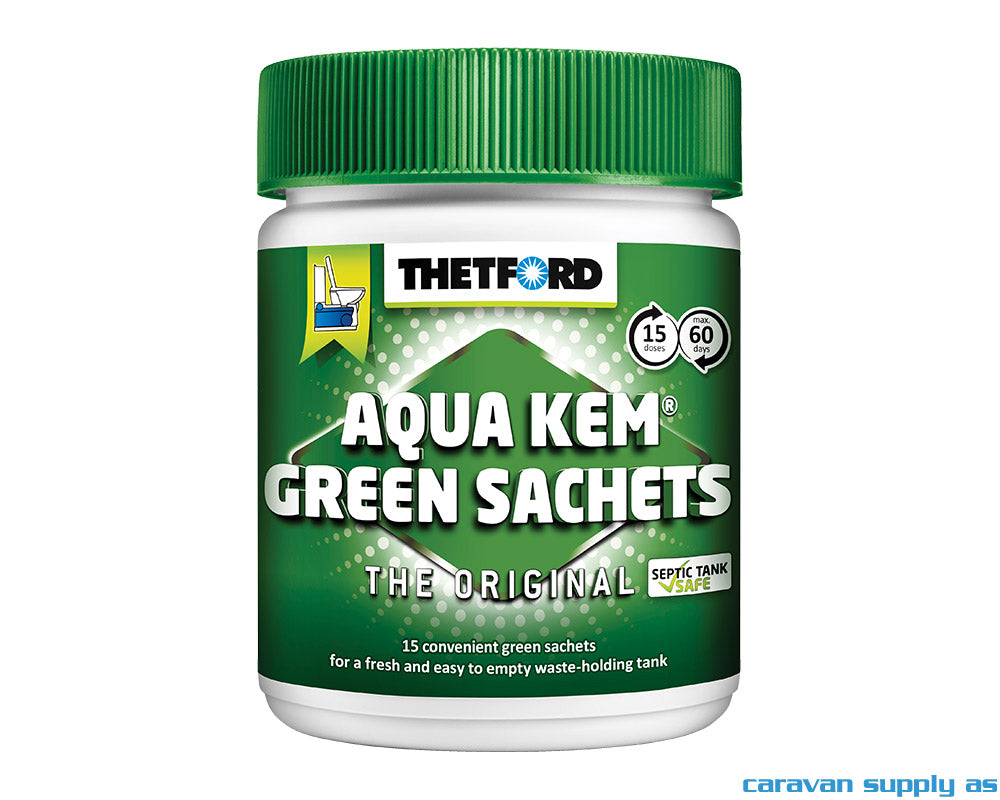 THETFORD AQUA KEM GREEN SACHETS 15 BOKS