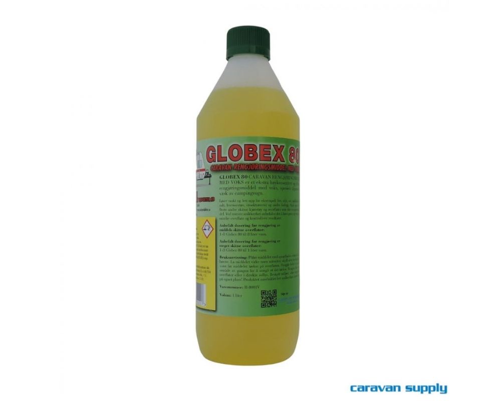 RENGJØRINGSMIDDEL GLOBEX 80 MED VOKS