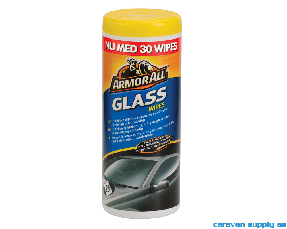 ARMOR ALL GLASS WIPES 30STK