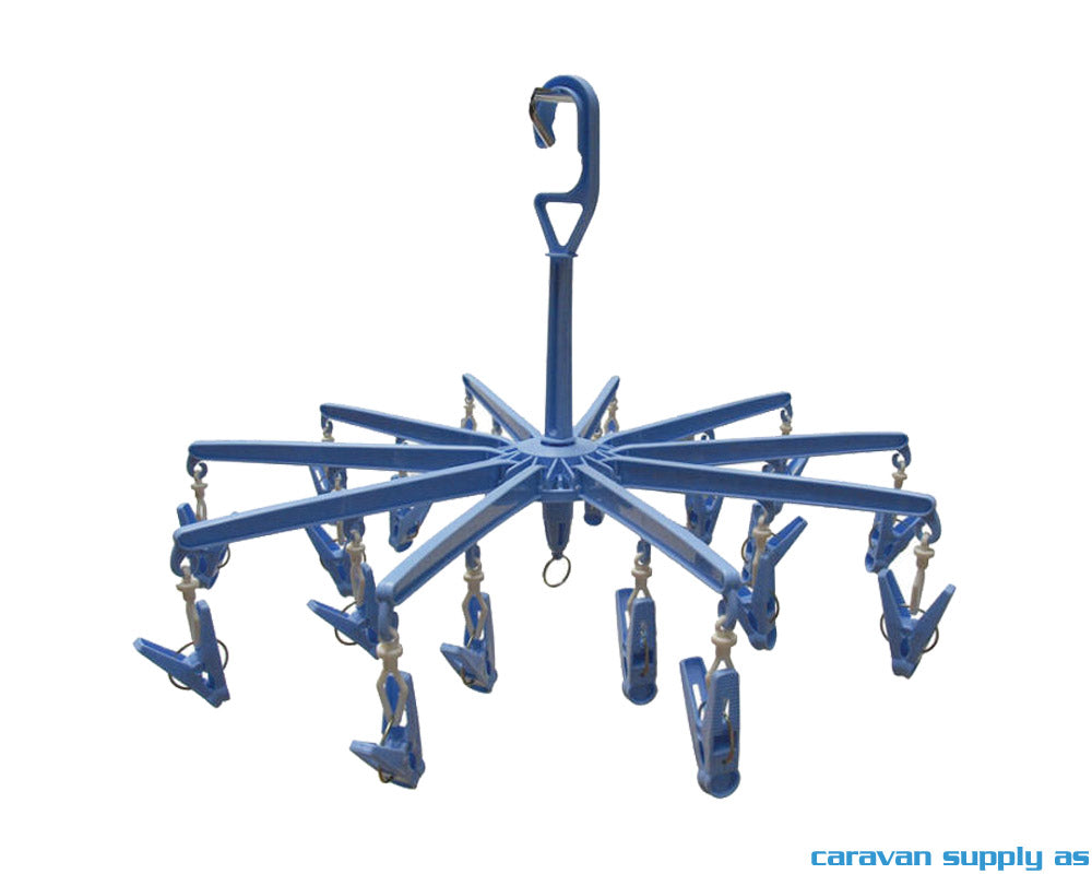 TØRKESTATIV PVC SMAL M/KLYPER