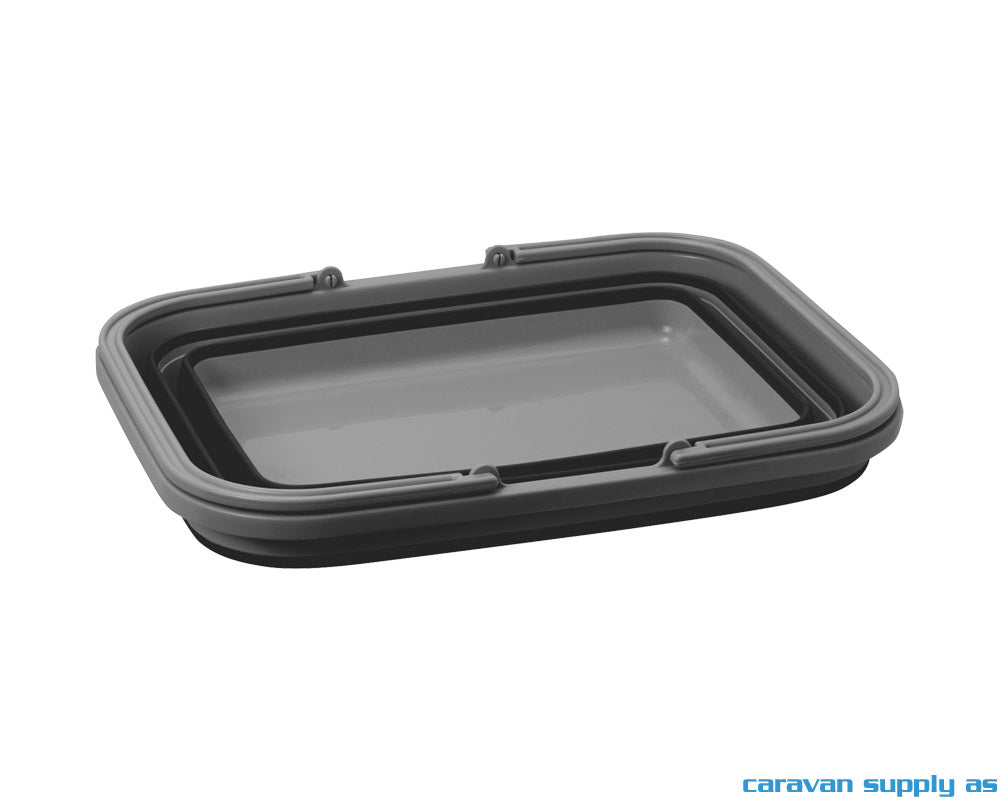 BØTTE BRUNNER HOLDALL FOLD-AWAY 16L KANTET GRÅ