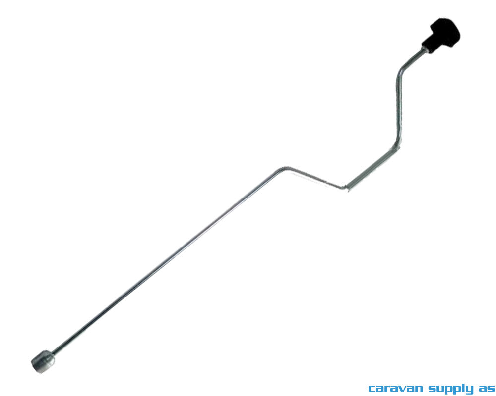 STØTTEBENSVEIV 19MM M/KULEGREP L:80CM SVART