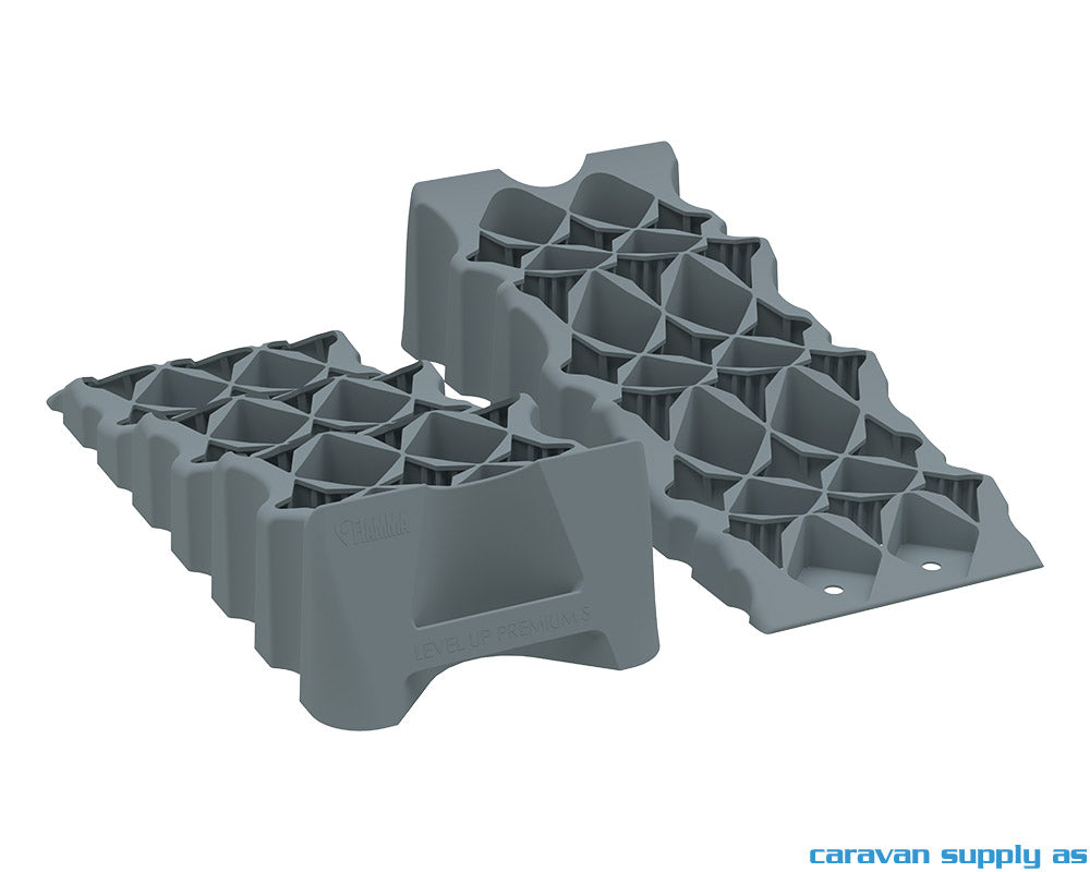 LEVEL UP FIAMMA PREMIUM S 5TONN M/BAG GRÅ 2STK