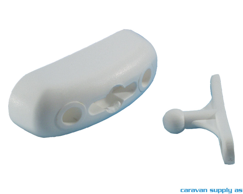 DØRHOLDER HULL HVIT