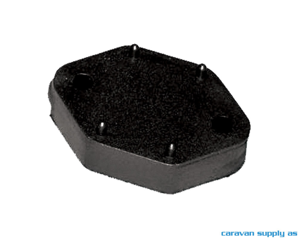 SPACER TIL DØRHOLDER STREK SVART VARENR 37148