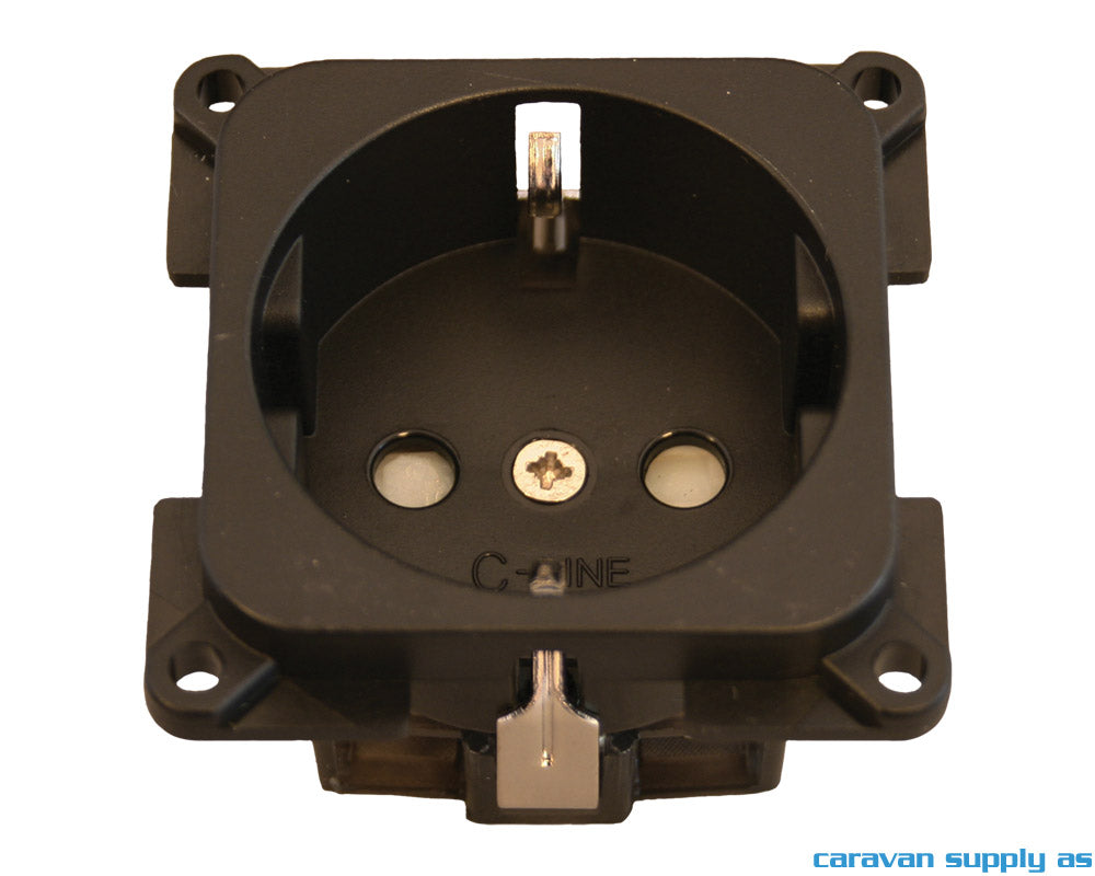 UTTAK STIKKONTAKT 230V C-LINE U/RAMME