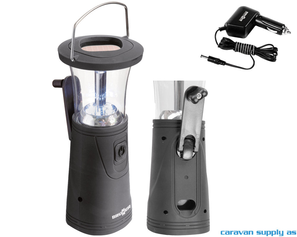 LAMPE BRUNNER ECODYNO SUNN LED 6 SOLCELLE/12V