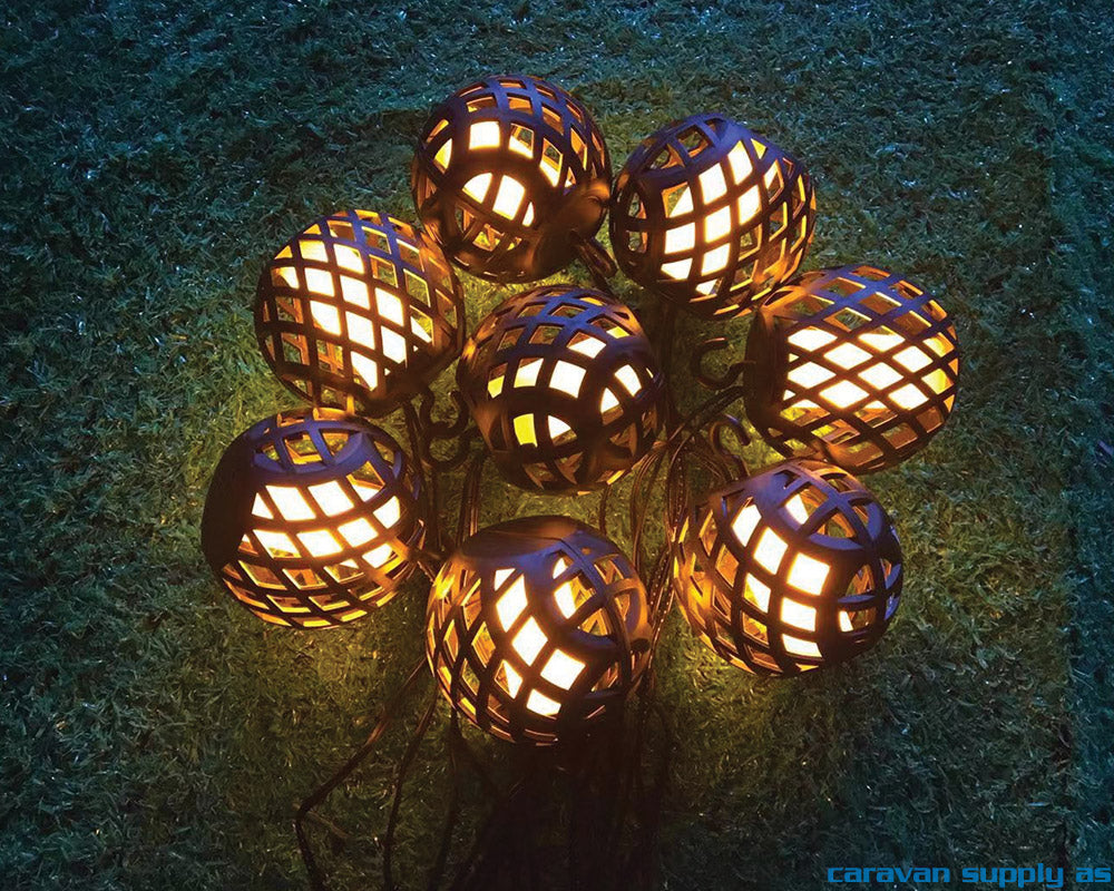 LYSSLYNGE M/FLAMMEKULER LED 230V